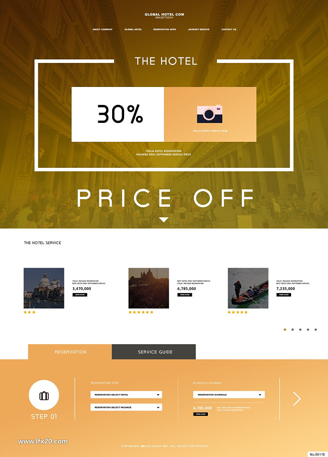 休閑度假簡約版式 為企業(yè)網(wǎng)頁設(shè)計注入清新與實用