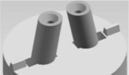 雙斜孔異形硬質(zhì)合金產(chǎn)品直接壓制成型模具的設(shè)計